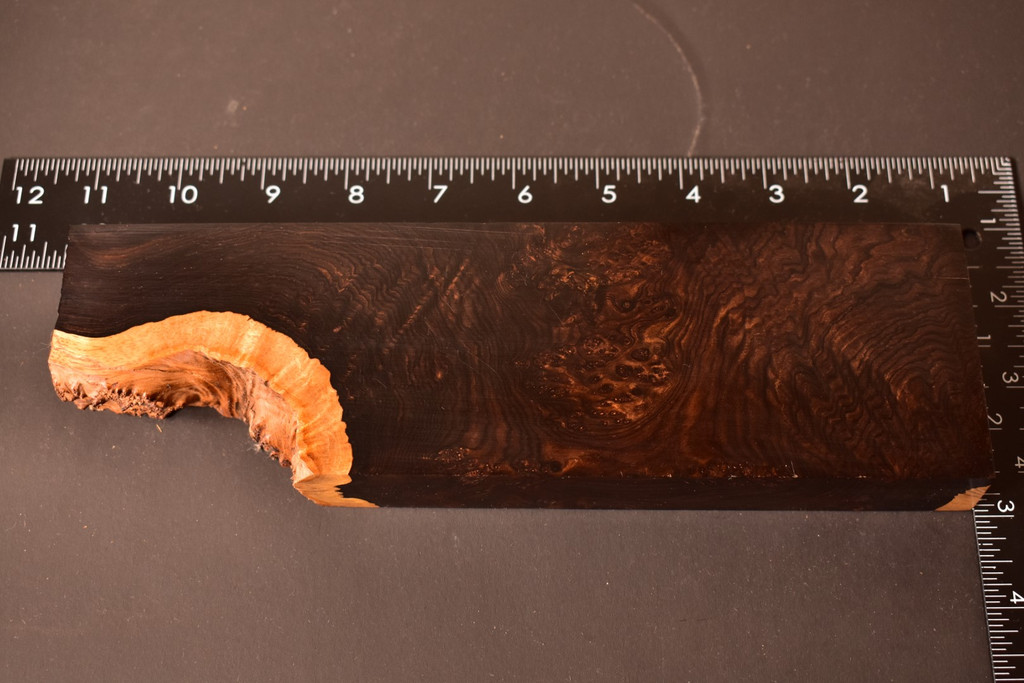 African Blackwood Burl 27 (2.9 x 1.2 x 7 - 9.75)