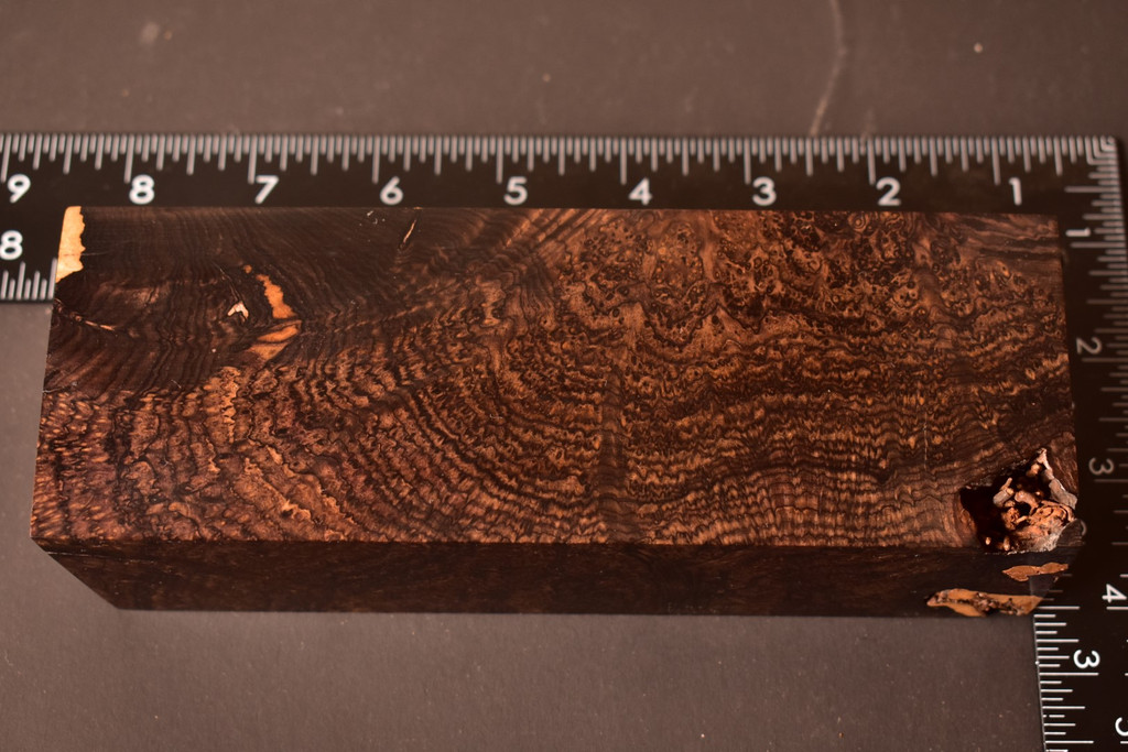 BEST African Blackwood Burl 29 (1.7 x 2.5 x 6.75 - 7)