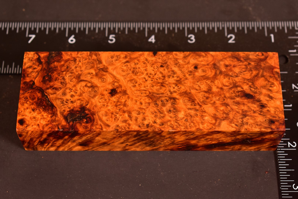 Stabilized Amboyna Burl 106B (1.9 x 1.15 x 5.85)