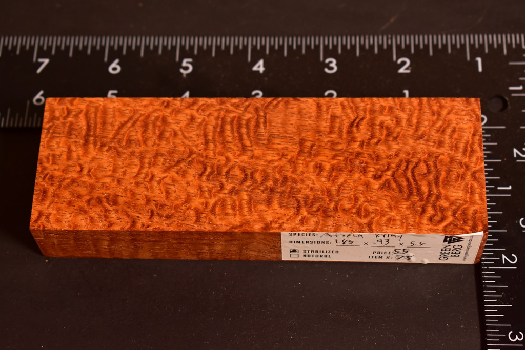 Stabilized Afzelia Xylay 75 (1.85 x .93 x 5.5)