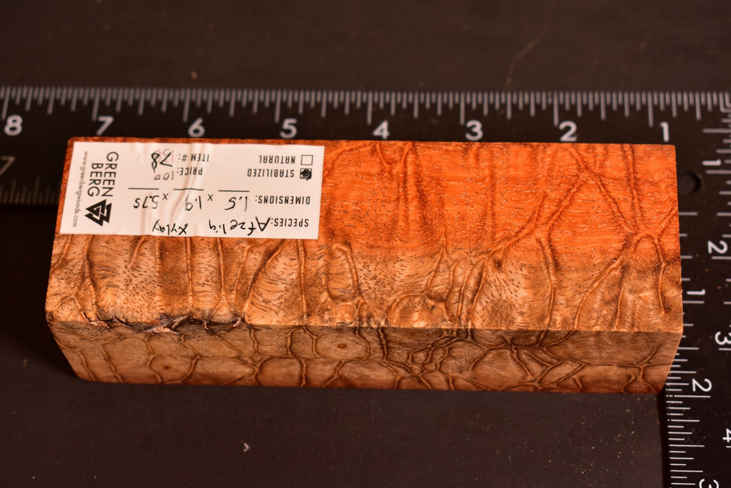 Stabilized Afzelia Xylay 78 (1.5 x 1.9 x 5.75)