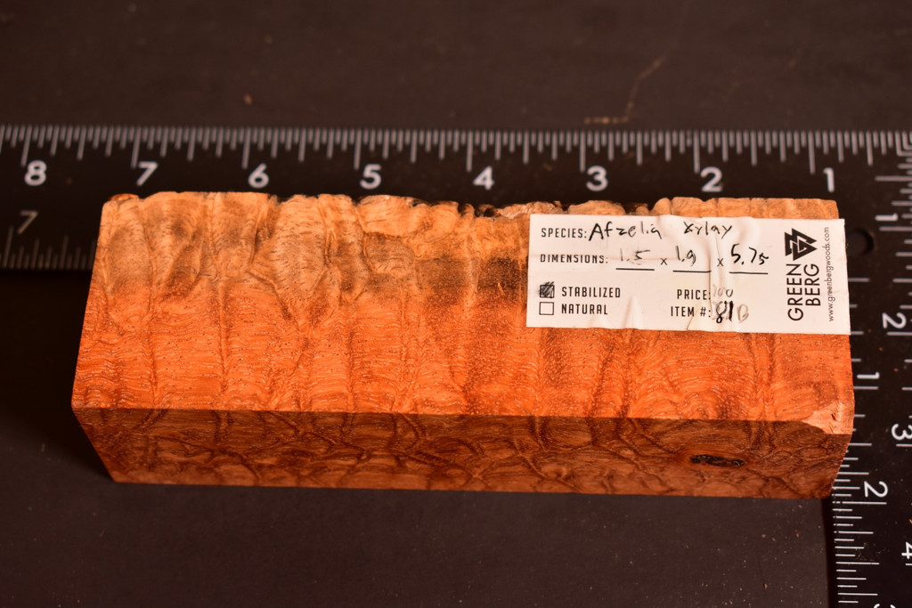 Stabilized Afzelia Xylay 81 (1.5 x 1.9 x 5.75)