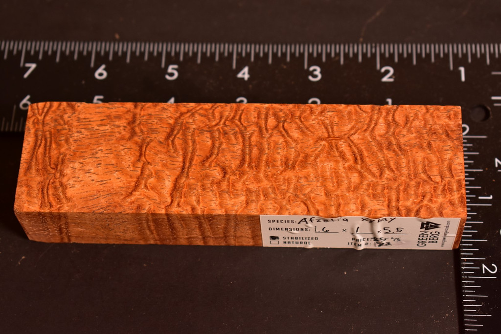 Stabilized Afzelia Xylay 83 (1.6 x 1 x 5.5)