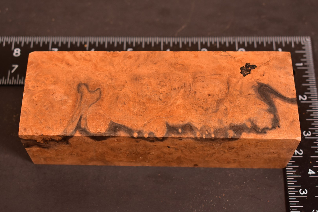 Stabilized Circassian Walnut Burl 2 (2.2 x 1.85 x 6)