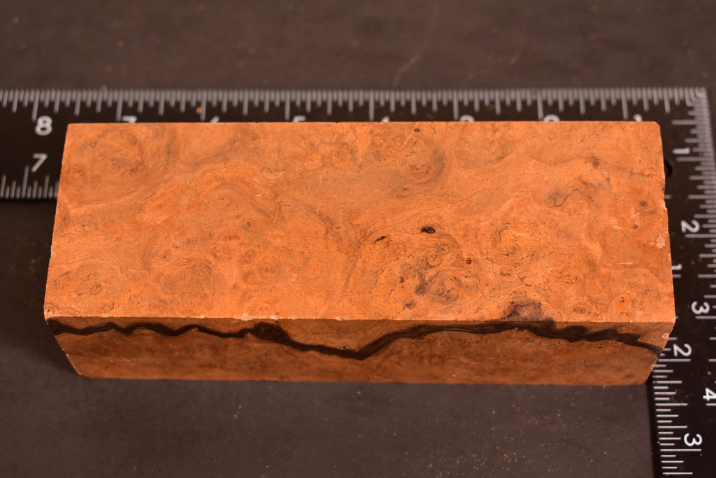 Stabilized Circassian Walnut Burl 2 (2.2 x 1.85 x 6)