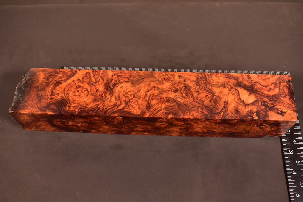 BEST Honduras Rosewood Burl 48 (2.15 x 2.15 x 12.4)