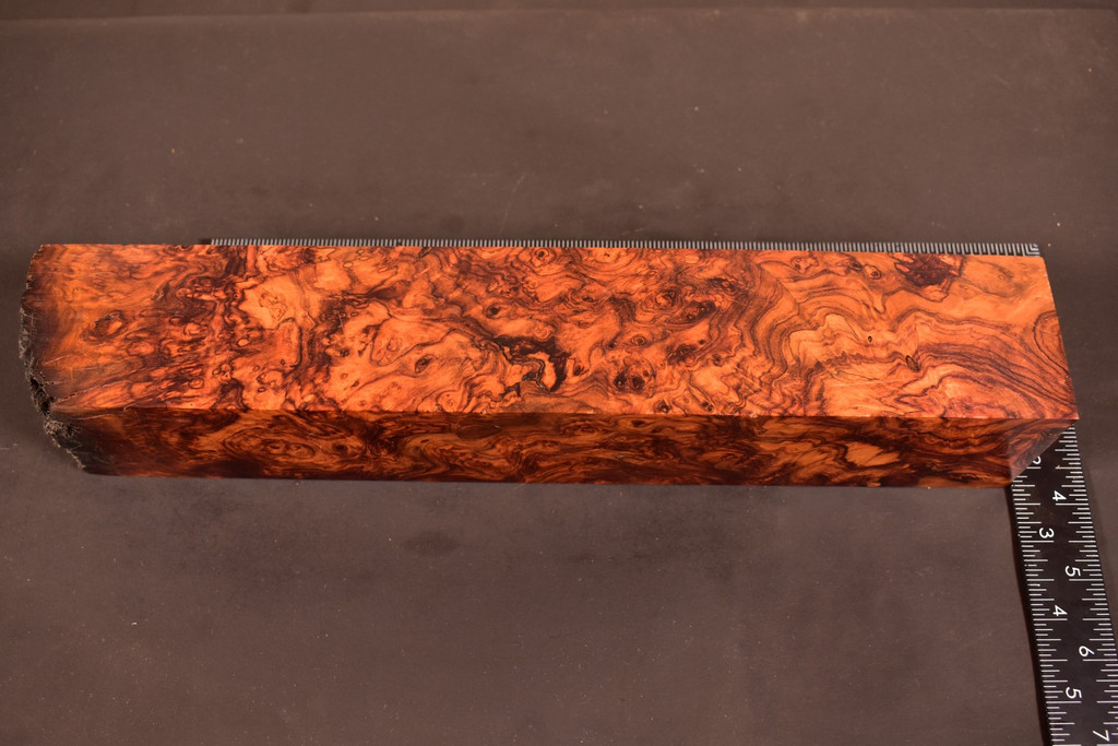 BEST Honduras Rosewood Burl 48 (2.15 x 2.15 x 12.4)