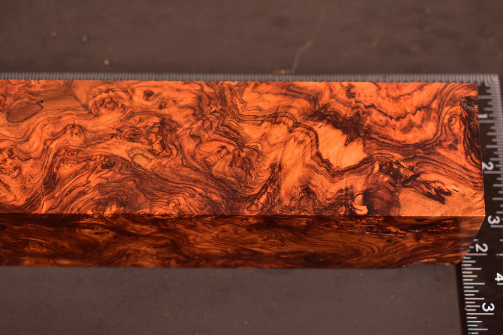 BEST Honduras Rosewood Burl 48 (2.15 x 2.15 x 12.4)