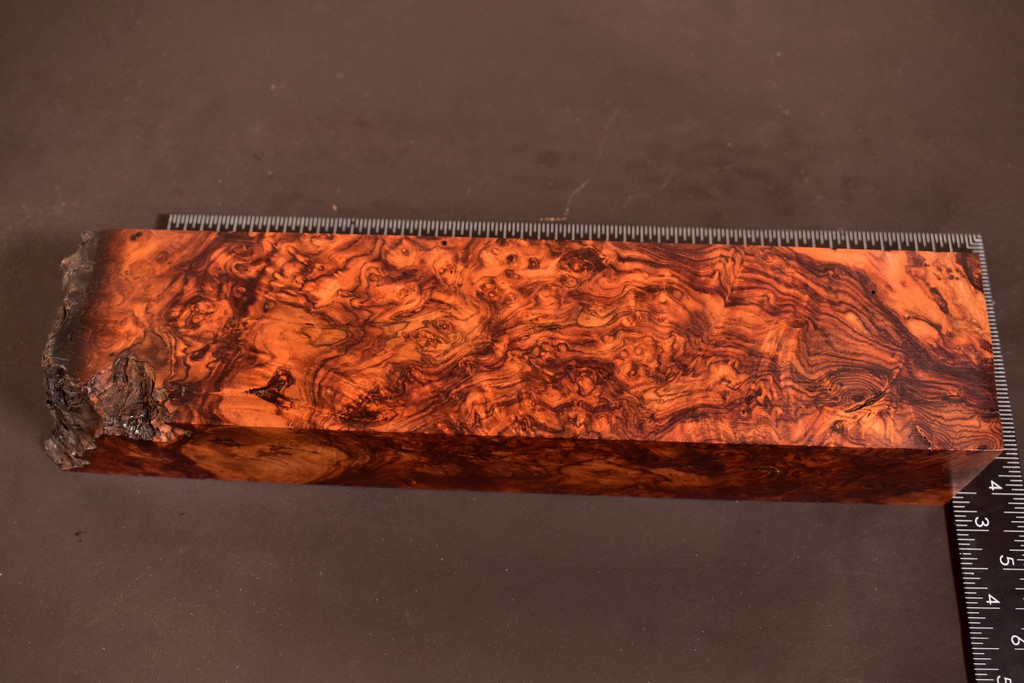 Honduras Rosewood Burl 49 (2.6 x 2.15 x 11.5)
