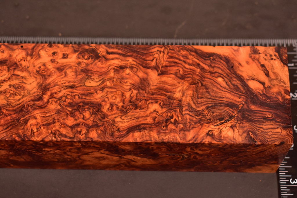 Honduras Rosewood Burl 49 (2.6 x 2.15 x 11.5)
