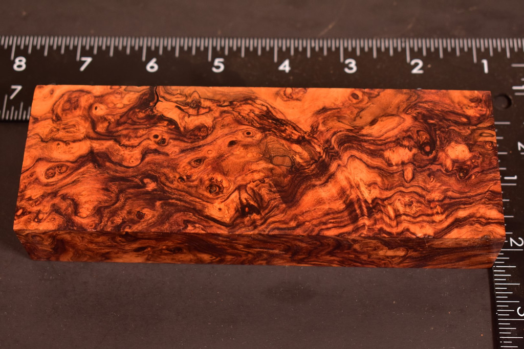 Honduras Rosewood Burl 52 (2.2 x 1.15 x 6.25)
