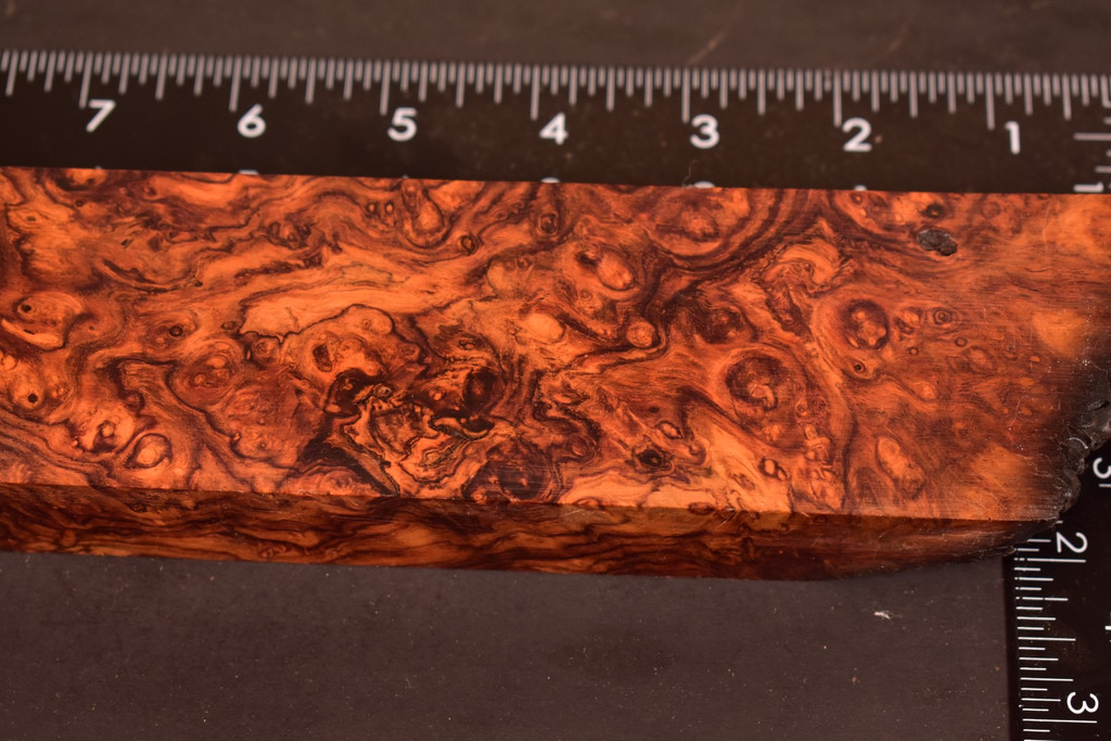 Honduras Rosewood Burl 59 (2.1 x 1.1 x 11-12)