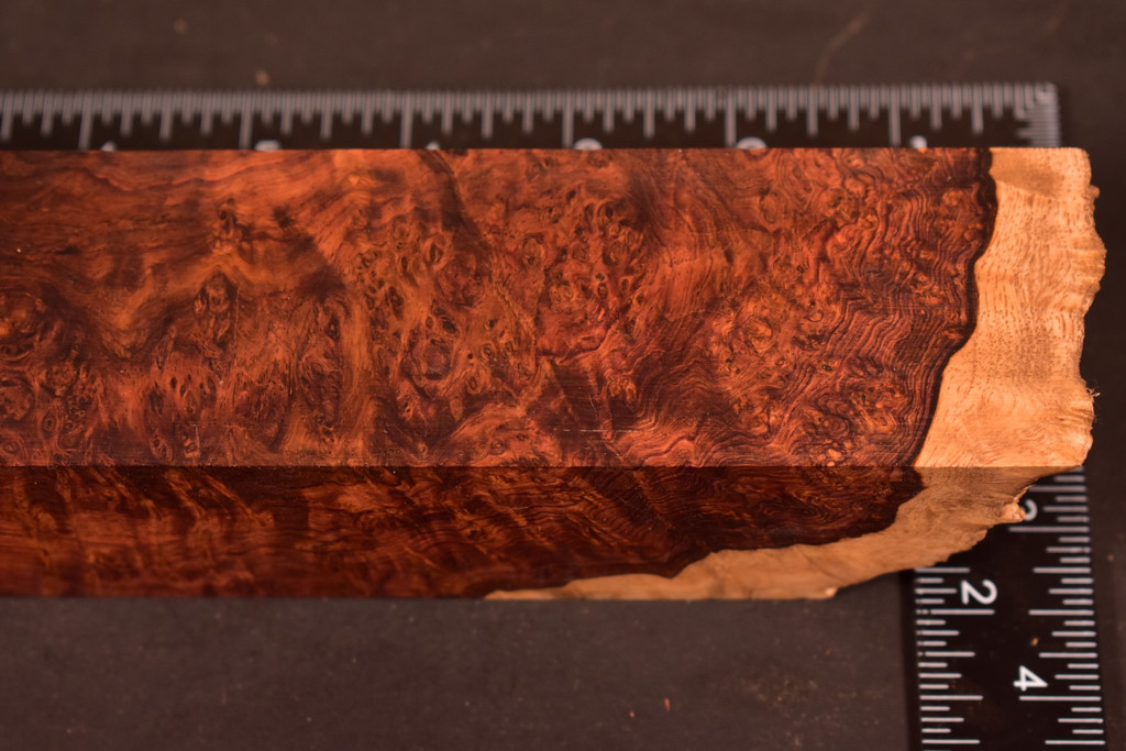Honduras Rosewood Burl 61 (1.8 x 1.85 x 9.5 - 12.5)