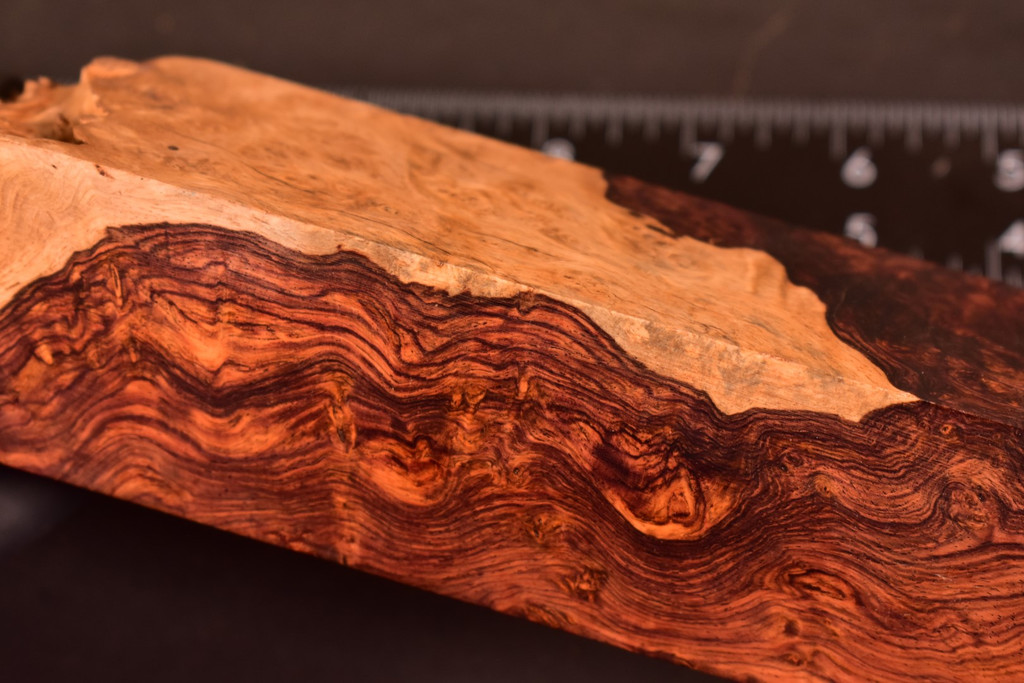 Honduras Rosewood Burl 61 (1.8 x 1.85 x 9.5 - 12.5)