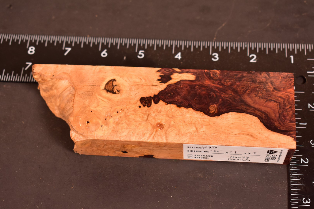 Honduras Rosewood Burl 65 (1.95 x 1.1 x 5.5)