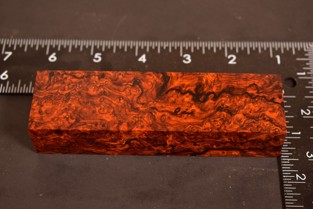 Cocobolo Burl 37 (1.4 x 1 x 4.9)