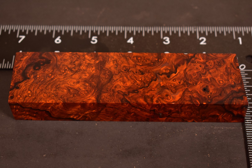 Cocobolo Burl 47 (1.5 x.9 x 5.5)