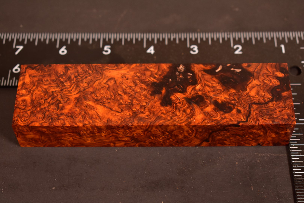 Cocobolo Burl 48 (1.5 x .92 x 5.5)