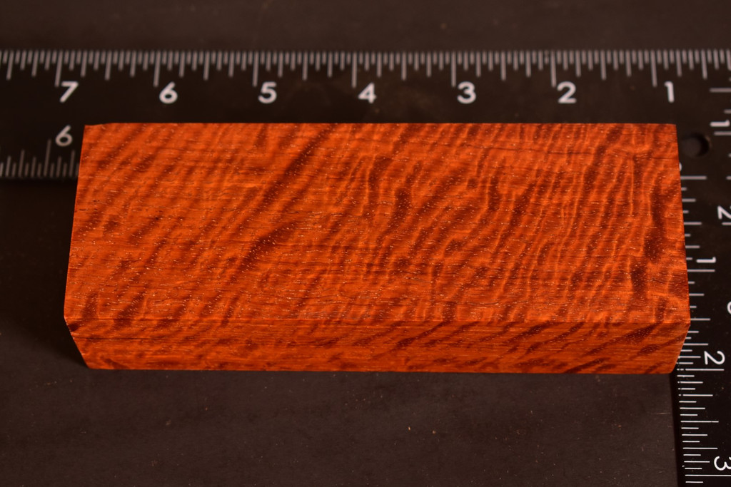 Stabilized Curly Red Narra 75 (2 x 1.15 x 5.5)