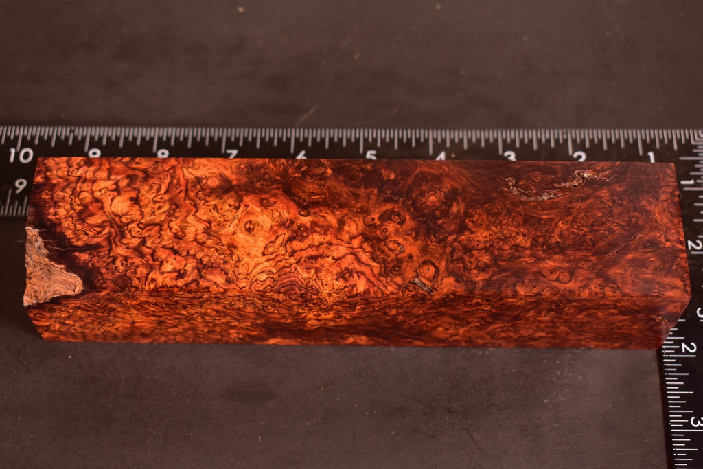 BEST Honduras Rosewood Burl 92 (1.85 x 1.75 x 8)