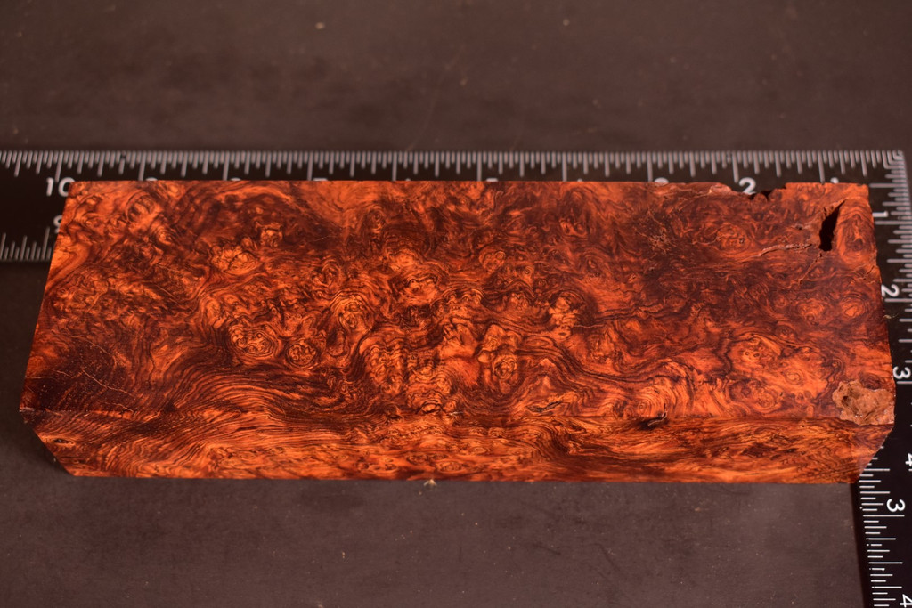 Honduras Rosewood Burl 97 (2.6 x 1.8 x 8.2)