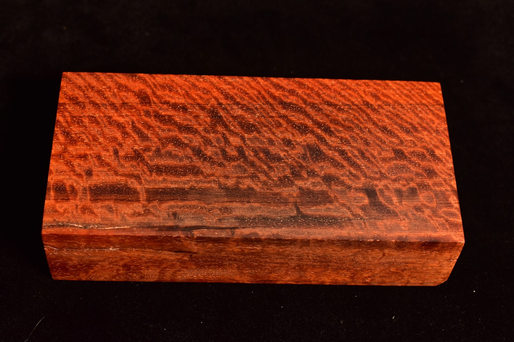 Stabilized Curly Red Narra 88 (3 x 1.5 x 6)