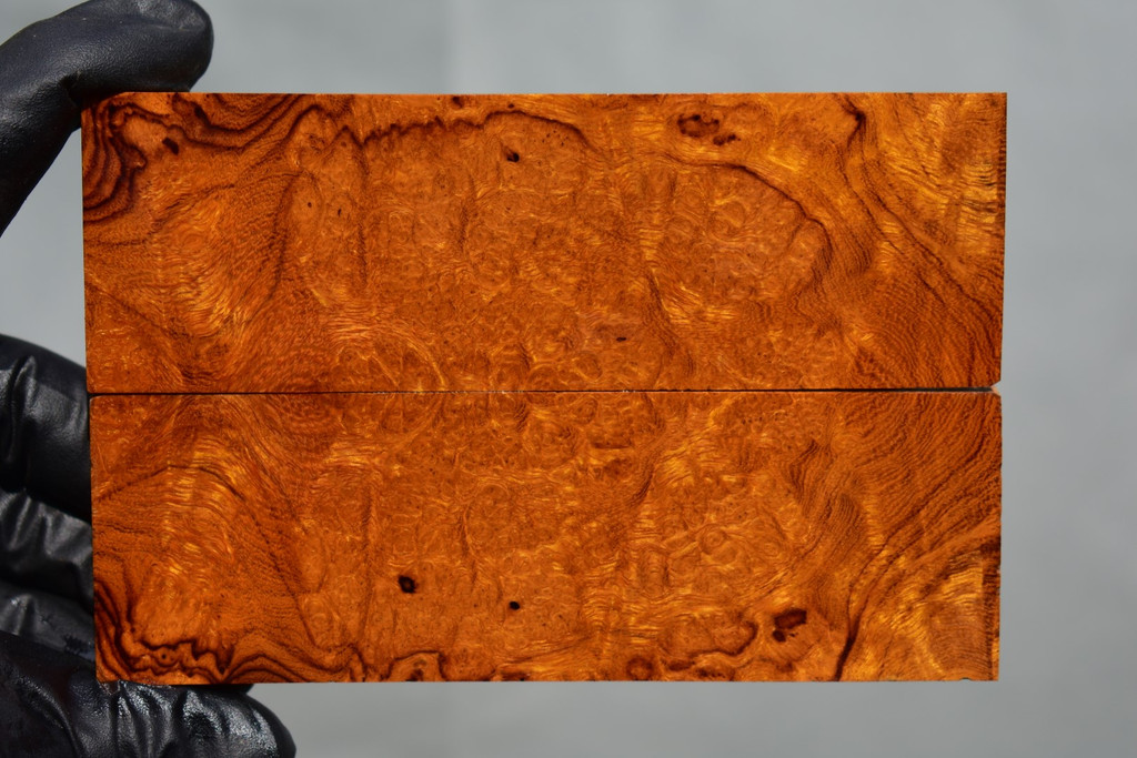 Desert Ironwood Burl Scales 23A (1 ¾ x ⅜ x 5 ½)x2