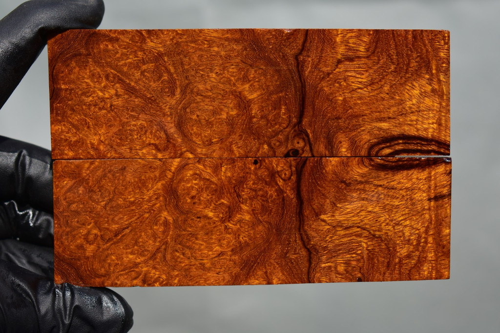 Desert Ironwood Burl Scales 24A (1 ¾ x ⅜ x 5 ½)x2