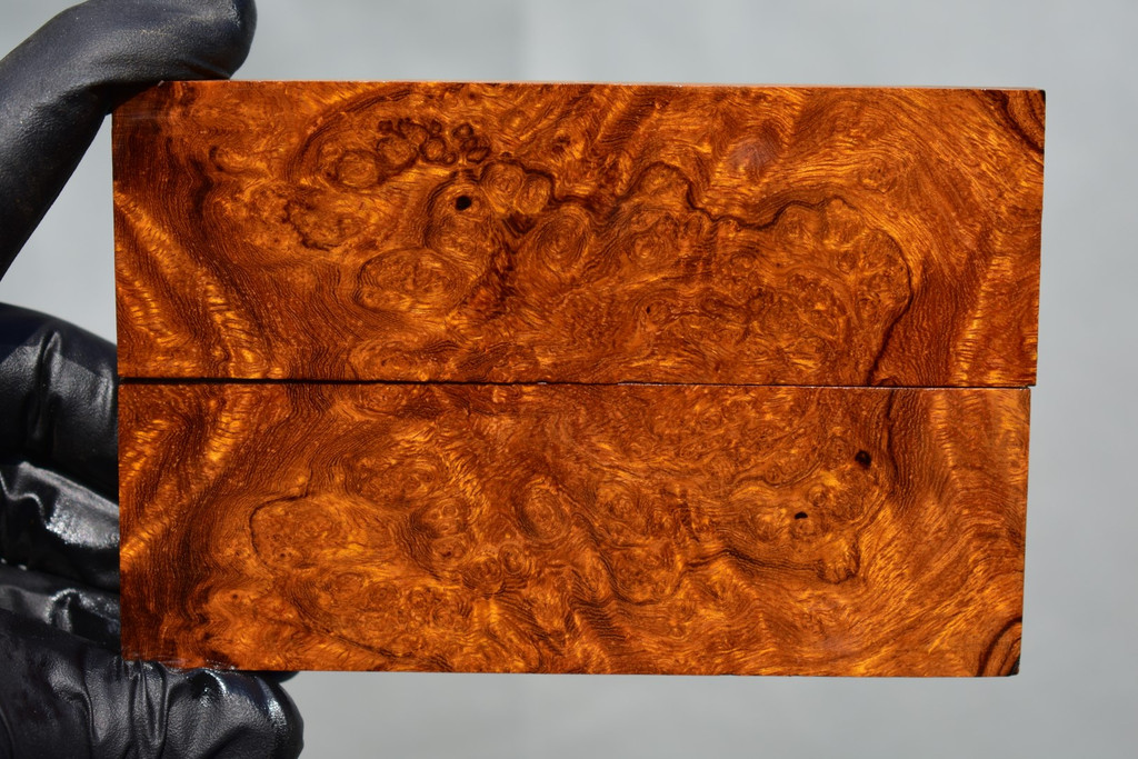 Desert Ironwood Burl Scales 35A (1 ¾ x ⅜ x 5 ½)x2