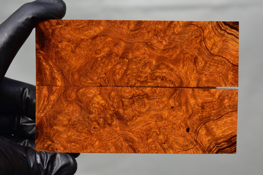 Desert Ironwood Burl Scales 57A (1 ¾ x ⅜ x 5 ½)x2