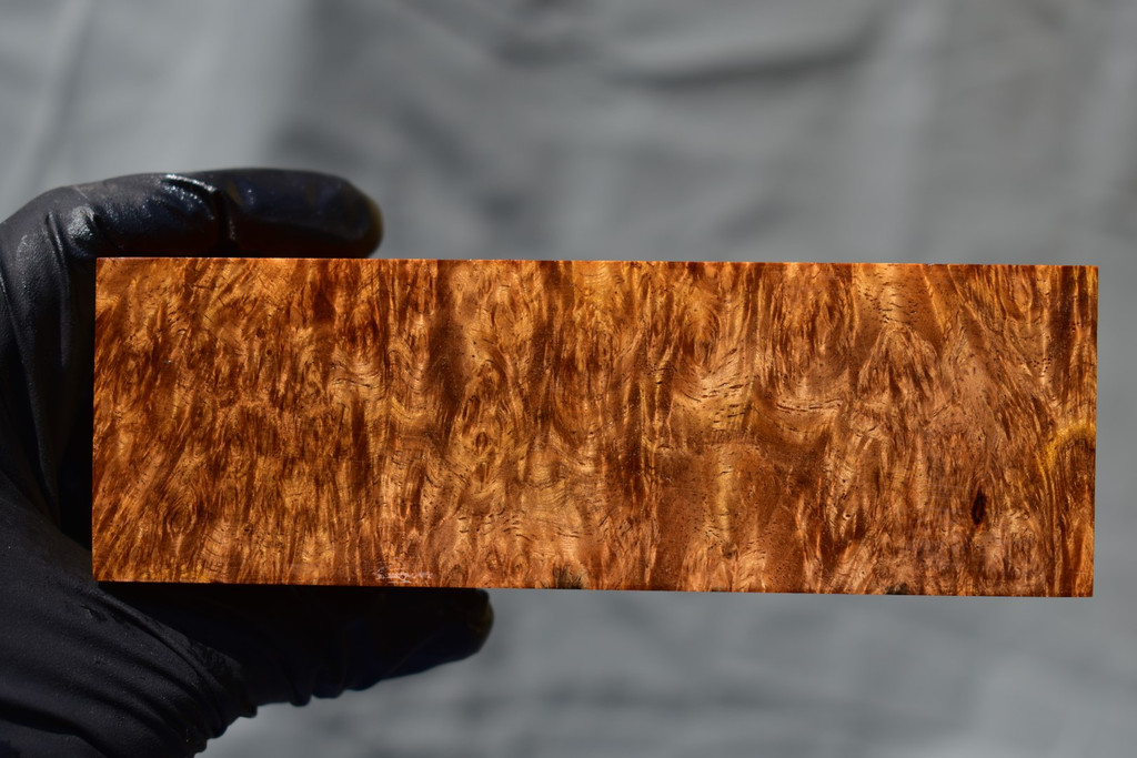 Stabilized Amboyna Burl 1E (2 x 2 x 5 ⅞)