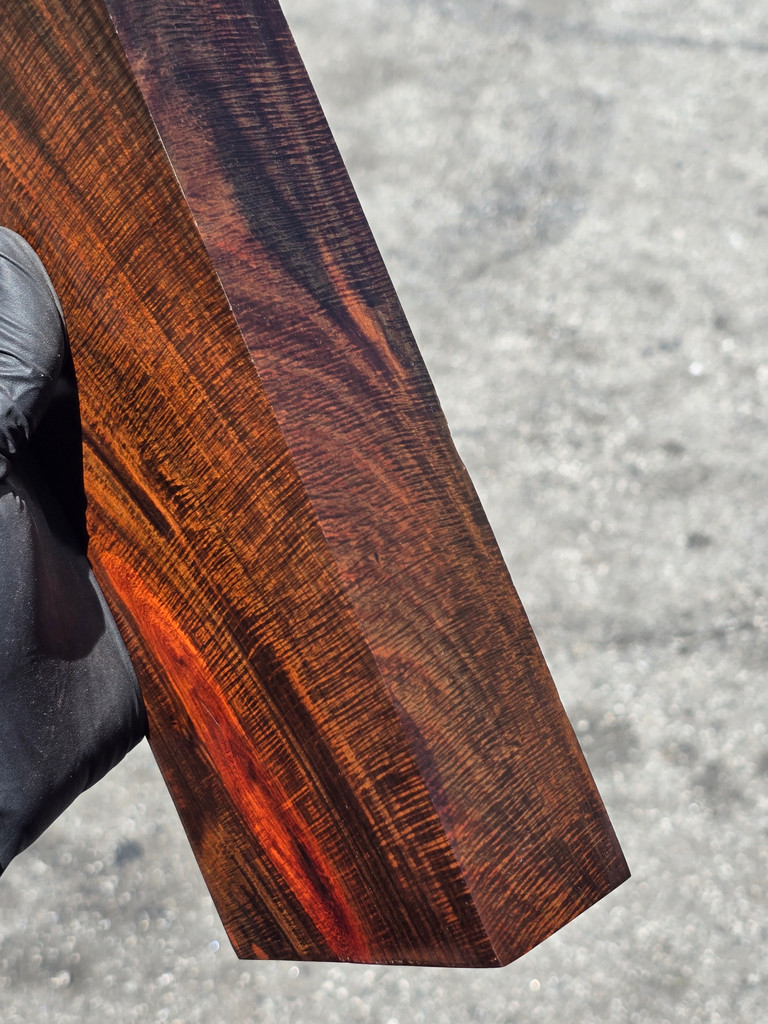 BEST Huge Curly Siam Rosewood 2C (4 x 1.75 x 11.9)