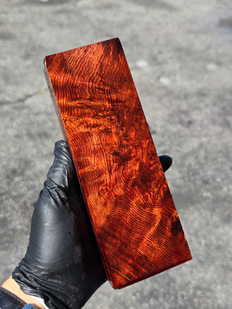 BEST Honduras Rosewood Burl 7A (2.9 - 2.65 x 1.8 x 8)