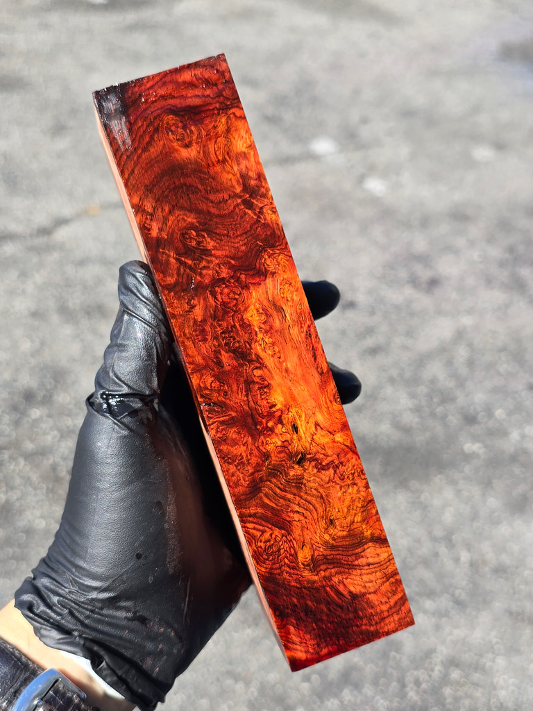 BEST Honduras Rosewood Burl 7A (2.9 - 2.65 x 1.8 x 8)