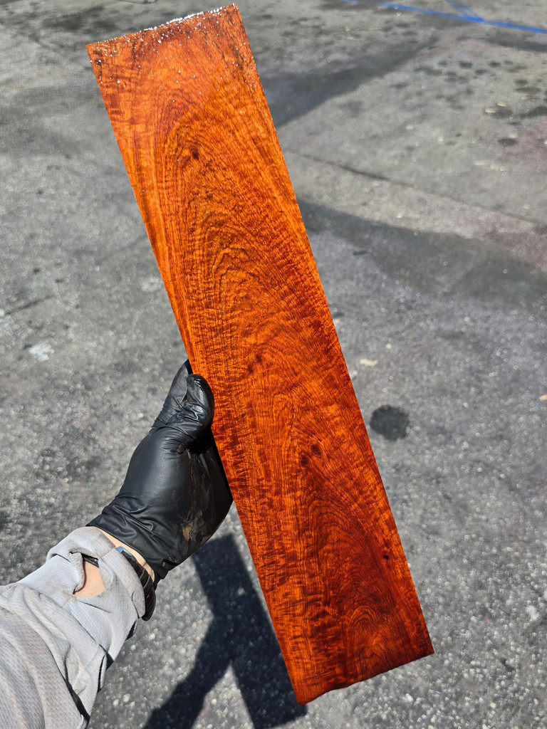 Natural Feather Curly Narra 1 (4.5 x 1.4 x 20.5)