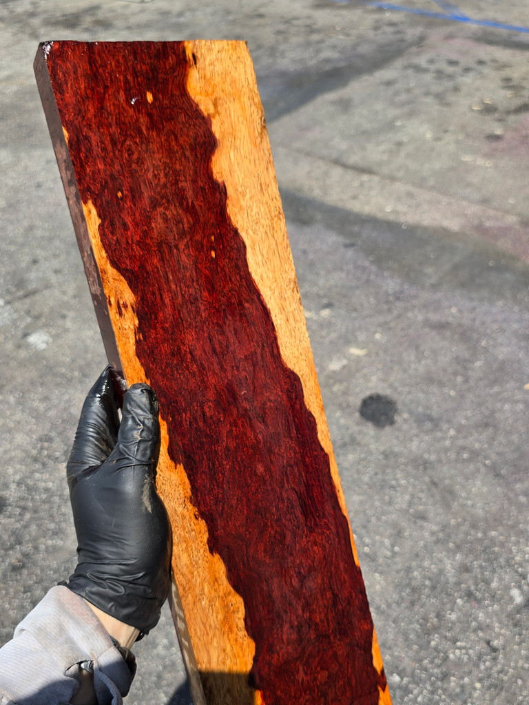 Birdseye Viet Rosewood Slab 1 (5.5 x 1.55 x 20.5)