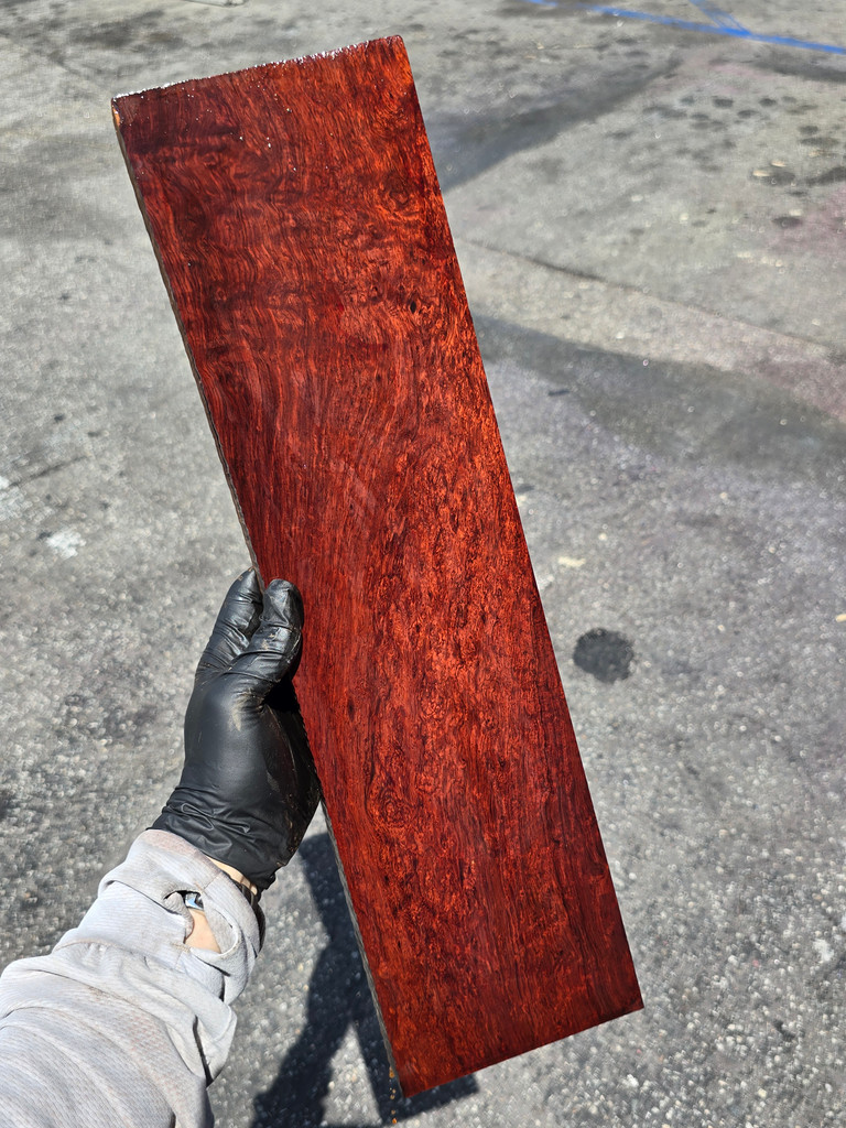 Birdseye Viet Rosewood Slab 1 (5.5 x 1.55 x 20.5)
