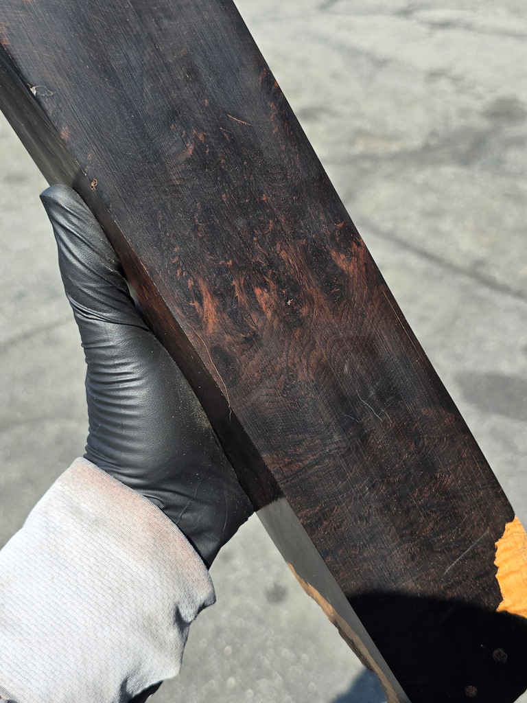 African Blackwood Burl 1A (3.25 x 2.5 x 12)