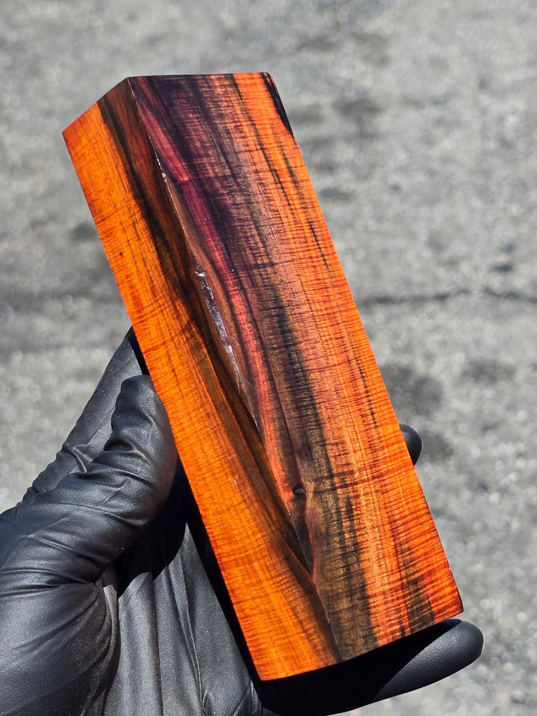 Curly Siam Rosewood 10 (2 x 1.3 x 6.35)