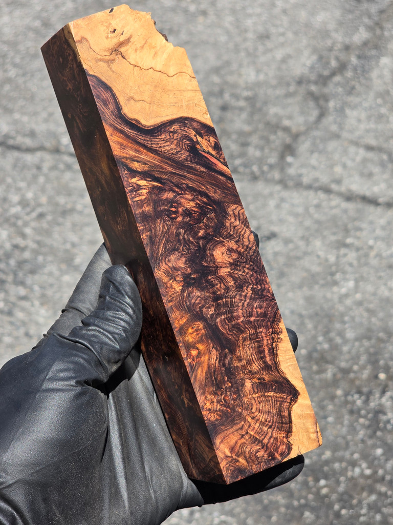 Honduras Rosewood Burl 21 (1.7 x 1.85 x 8)