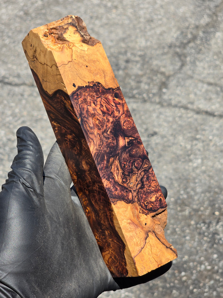 Honduras Rosewood Burl 21 (1.7 x 1.85 x 8)