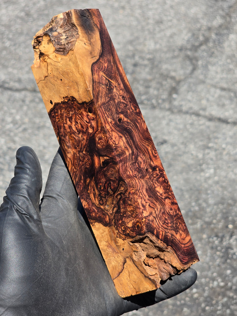 Honduras Rosewood Burl 21 (1.7 x 1.85 x 8)
