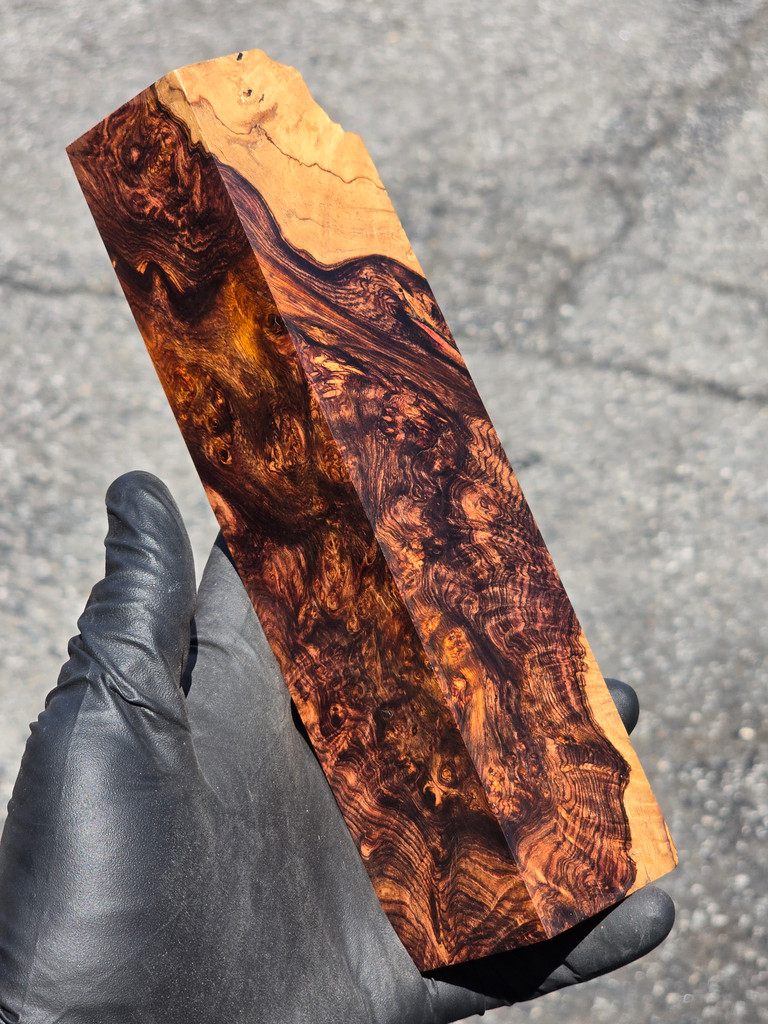 Honduras Rosewood Burl 21 (1.7 x 1.85 x 8)