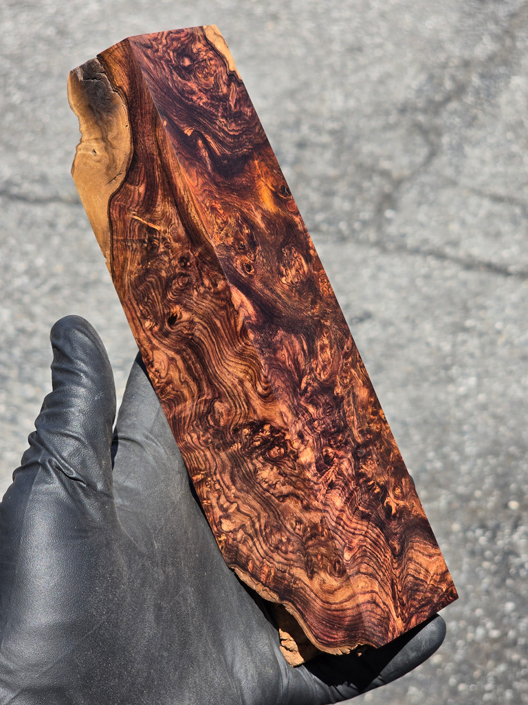Honduras Rosewood Burl 21 (1.7 x 1.85 x 8)