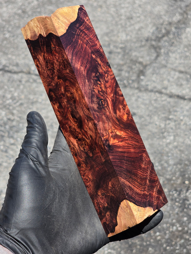 Honduras Rosewood Burl 30D (1.85 x 1.75 x 8.4)
