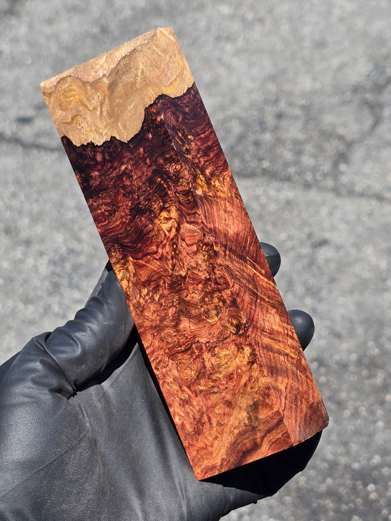 Honduras Rosewood Burl 36 (2 x 1.15 x 6.5)