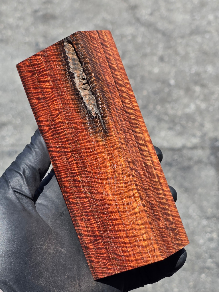Stabilized Curly Red Narra 1 (2.2 x 1.5 x 6)