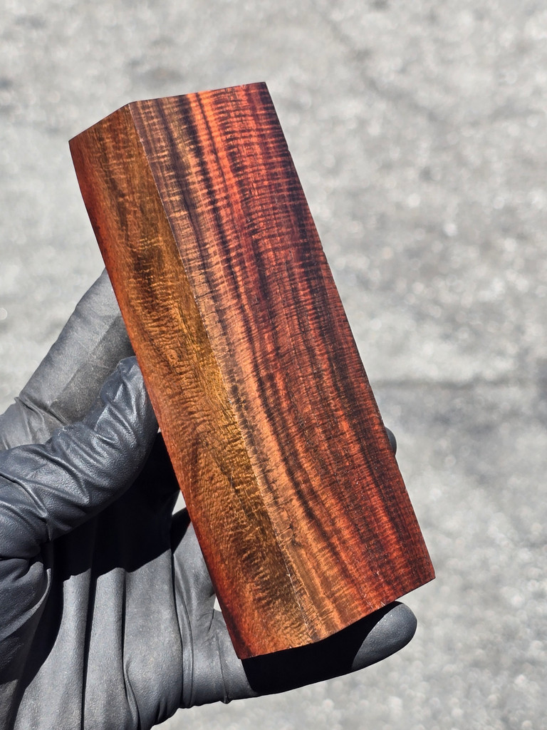Curly Siam Rosewood 35 (2 x 1.1 x 5.5)