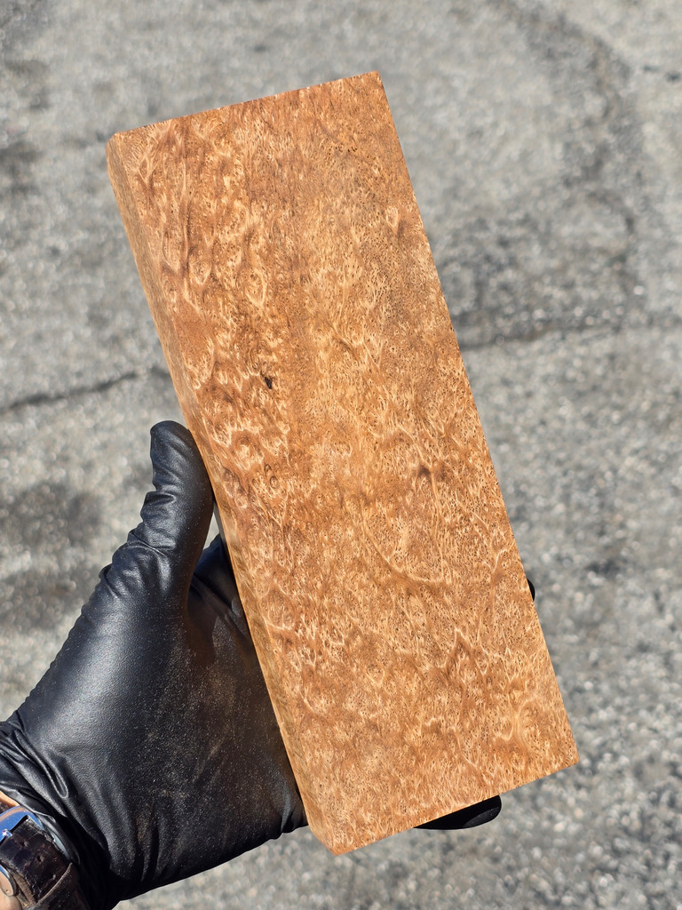 Stabilized Satinwood Burl 12 (3.4 x 1.4 x 9)