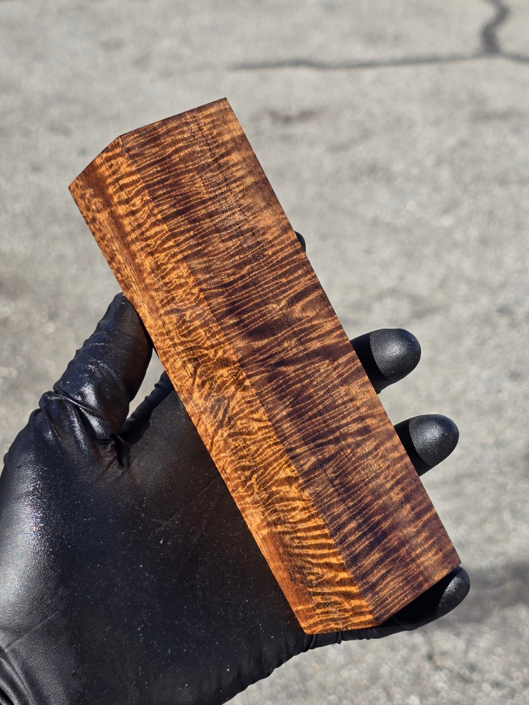 BEST Stabilized Curly Golden Acacia 98 (1.7 x 1.58 x 6.4)